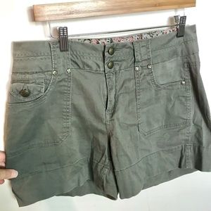 Olive Green Shorts